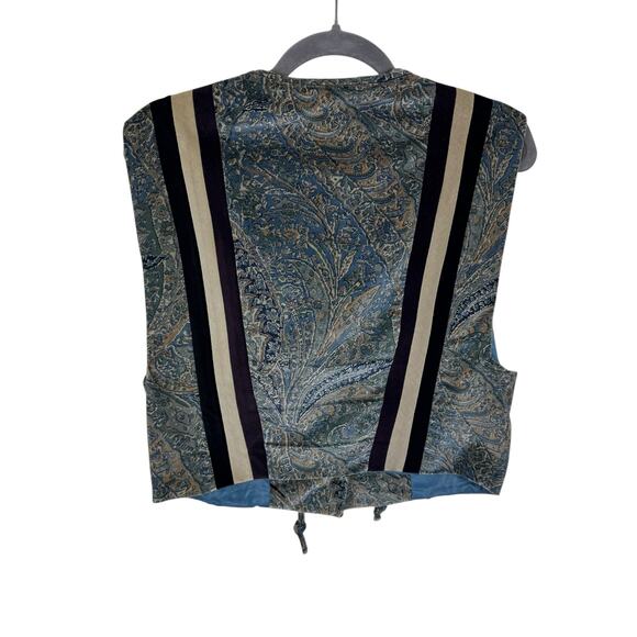 Glen Of Michigan Vintage 100% Cotton Velvet Blouse Skirt Set Made In USA Sz 14 - Picture 3 of 14